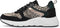PS Poelman Carocel - Dames Sneakers - Furry Luipaard Print en Metallic - Zwart Multi - Maat 39
