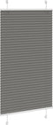 vidaXL - Plissé - rolgordijn - 80x150 - cm - stofbreedte - 79,4 - cm - antraciet