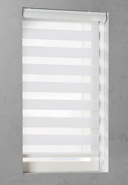 Pure Living - Duo Rolgordijn - Lichtdoorlatend - Wit - 60x130 cm