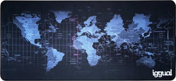 Iggual Muismat - Gaming Mousepad XXL - Game Muismat - Onderlegger - Grote Muismat - Anti Slip - Desktop Mat 90 x 40 cm