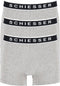 Schiesser 95/5 - Heren Shorts - 3-pack - Grijs melange