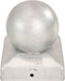 vidaXL - Paalkappen - 6 - st - bol - 71x71 - mm - gegalvaniseerd - metaal