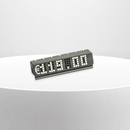 Prijsmodule GRIJS € + 6 posities 10stuks