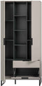 Furnilux Noida - Opbergkast - 37x90x192cm - Zwart