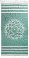 Seahorse Crown - Hamamdoek - 90 x 180 cm - Green