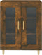 vidaXL - Dressoir - 69,5x34x90 - cm - bewerkt - hout - gerookt - eikenkleurig