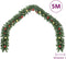 vidaXL - Kerstslinger - versierd - met - kerstballen - 5 - m
