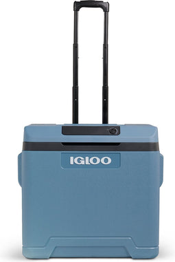 Igloo IE42 Thermo elektrische koelbox - 12/230v AC/DC - 42 liter - Blauw - met wielen