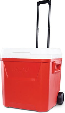 Igloo Laguna 60 Roller - Grote koelbox op wielen - 56 Liter - Rood