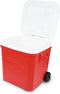 Igloo Laguna 60 Roller - Grote koelbox op wielen - 56 Liter - Rood