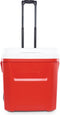 Igloo Laguna 60 Roller - Grote koelbox op wielen - 56 Liter - Rood