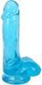 Lollicock Dildo Met Ballen 15 CM - Berry Ice