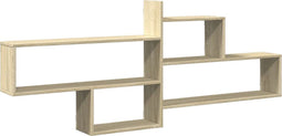 vidaXL - Wandschap - 167,5x18x68 - cm - bewerkt - hout - sonoma - eikenkleurig
