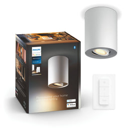 Philips Hue Pillar - Opbouwspot - 1x5W White ambiance incl. switch en bluetooth - Wit