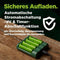 GP B421 - USB Lader AA/AAA - Laadt 2 AA 2100mAh in 6 uur - Zwart-grijs-olijgroen