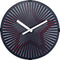 NeXtime - Wandklok - 30cm - Plastic - Bewegend- Rood - 'Motion Star'