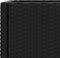 vidaXL - Plantenbakken - met - schap - 2 - st - 90x40x75 - poly - rattan - zwart