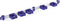 Toolflex Bezemhouder - Tuingereedschap Ophangsysteem - Aluminium rail 94 cm - 5 gereedschapshouders - Paars
