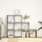 vidaXL - Kamerscherm - / - boekenkast - 137,5x29x103,5 - cm - hout - grijs - sonoma