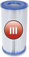 Bestway Type III Zwembadpompfilter - Voor Kristalhelder Water