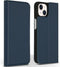 Accezz iPhone 13 - Book Case - Echt Nappa leer met pasjeshouder - Donkerblauw