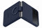 Samsung Galaxy Z Flip4 - Silicone Ring Cover - Krasbestendig - Blauw