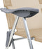 vidaXL - Campingstoelen - met - voetensteun - 2 - st - inklapbaar - textileen - crème