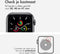 Selencia Bandje Geschikt voor Stalen magnetisch bandje voor de Apple Watch Bandje Series 1 / 2 / 3 / 4 / 5 / 6 / 7 / 8 / 9 / SE - 38 / 40 / 41 mm - Selencia Stalen band - Zilver