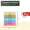 Gandria Pillendoos 7 Dagen - Medicijndoos met 28 Compartimenten - Stevige Sluiting - Multicolour