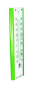 EcoSavers Thermometer Binnen en Buiten met advieswaarden voor vriezer , koelkast en woonkamer | hoge kwaliteit | Kunststof Wit Groen
