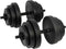 Tunturi Dumbbellset - Halterset - 28 kg - Zwart Vinyl - incl. gratis fitness app (2 stuks)