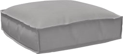 vidaXL - Ligbedkussen - Grijs - 50x50x12 - cm - Oxford - Stof