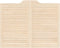 vidaXL - Draaideuren - louvredesign - 1-paar - 80x100 - cm - massief - grenenhout
