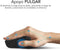 SUBBLIM Raton Optico Dual Comfort Ergo - Draadloos - 2400 DPI - Zwart