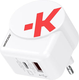 Skross Pro Light USB (4xA) - Oplader - 2x USB-A 1x USB-C - Wit