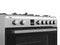 Etna FG190RVS - Gas/Electric Fornuis - 3-rings Wokbrander - Roestvrijstaal