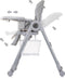 Chipolino Master Chef Kinderstoel Met Eetblad & Zitkussen Pure Grey
