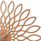 Wall clock Sunflower MDF wood finish