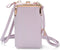 Telefoontasje Dames Crossbody - iMoshion Vegan Lederen Telefoontasje Crossbody - Universeel Schoudertasje telefoon - Paars