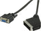 Nedis SCART-Kabel - SCART Male - VGA Female 15p - Vernikkeld - 480p - 2.00 m - Rond - PVC - Zwart - Envelop
