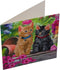 Crystal Card kit diamond painting Cat Friends 18 x 18 cm