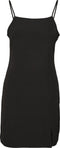 NOISY MAY NMCLARA STRAP SHORT DRESS - Spaghettibandjes - Zijsplit - Maat XL
