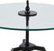 Riviera Maison Bricklane Coffee Table Dia 70 Black - Glas, IJzer - Zwart - 70.0x70.0x40.0 cm