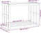 vidaXL - Houtblokhouder - 108x52x74 - cm - massief - grenenhout - honingbruin