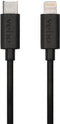 Veho VCL-004-MFI-C-20CM - USB-C naar Lightning Kabel - Snelle gegevensoverdracht - Zwart