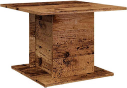 vidaXL - Salontafel - 55,5x55,5x40 - cm - bewerkt - hout - oud - houtkleurig