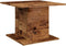 vidaXL - Salontafel - 55,5x55,5x40 - cm - bewerkt - hout - oud - houtkleurig