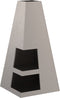 vidaXL - Vuurkorf - met - Houtopslag - 50x50x100 - cm - Weerbestendig - Staal