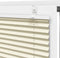 vidaXL - Plissé - rolgordijn - 110x150cm - stofbreedte - 109,4cm - polyester - crème