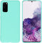 iMoshion Hoesje Geschikt voor Samsung Galaxy S20 Hoesje Siliconen - iMoshion Color Backcover - Mintgroen